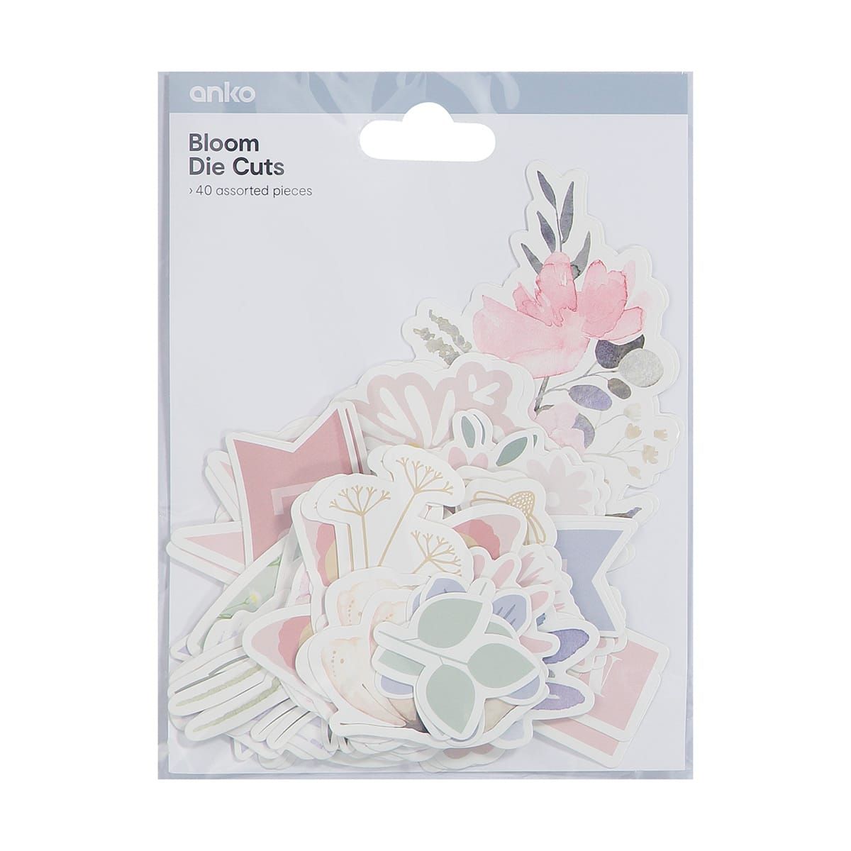 40 Piece Bloom Die Cuts