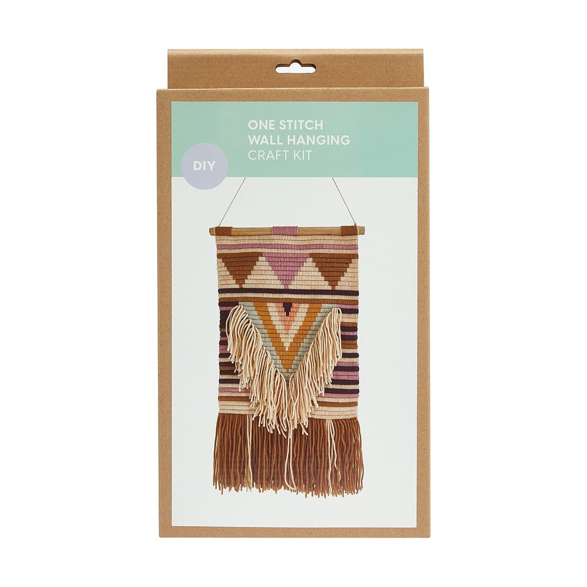 DIY One Stitch Wall Hanging Craft Kit - Tribal