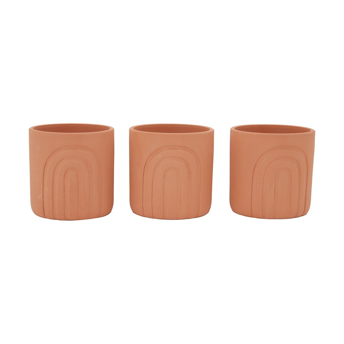 3 Pack DIY Rainbow Terracotta Pots