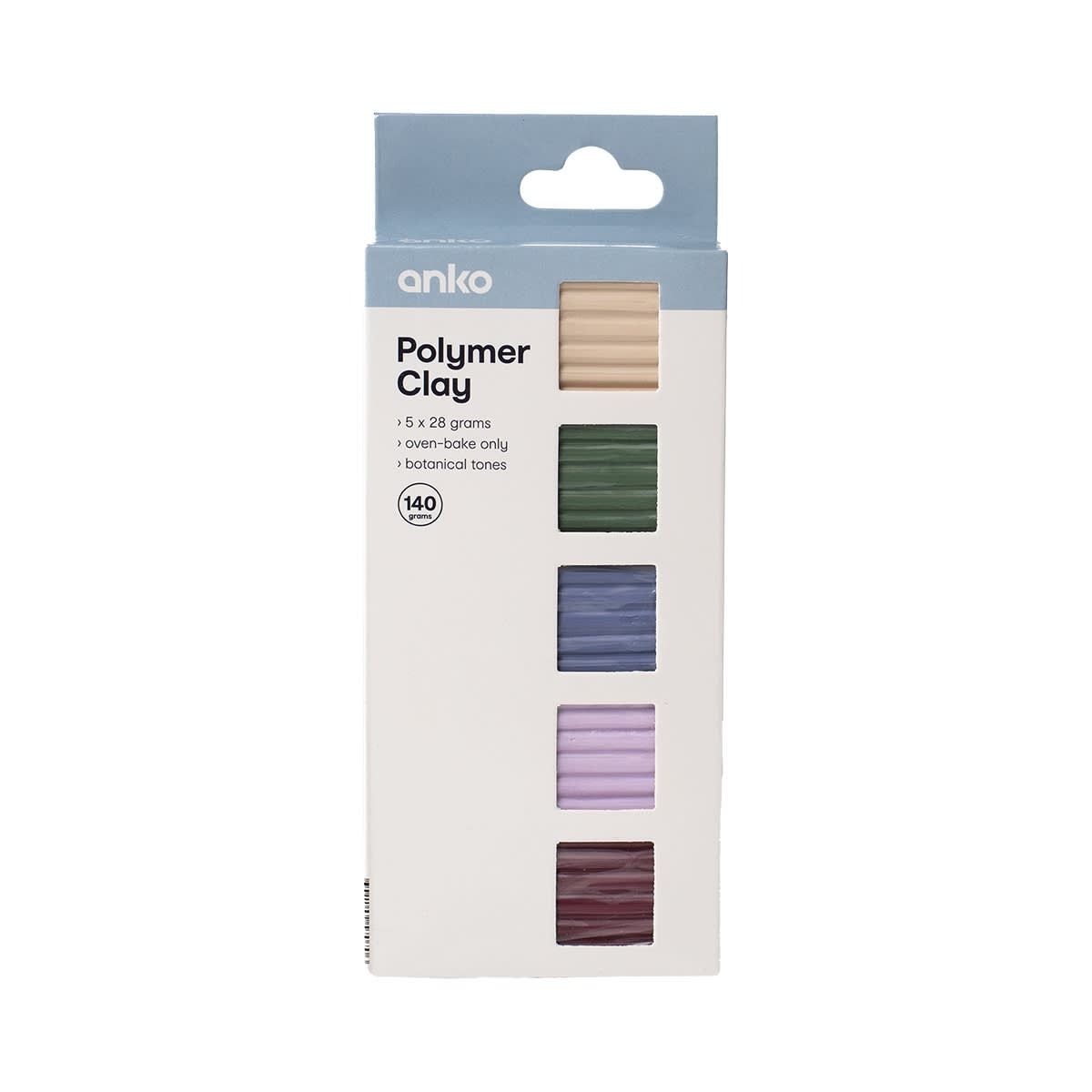 5 Pack Polymer Clay - Botanical Tones
