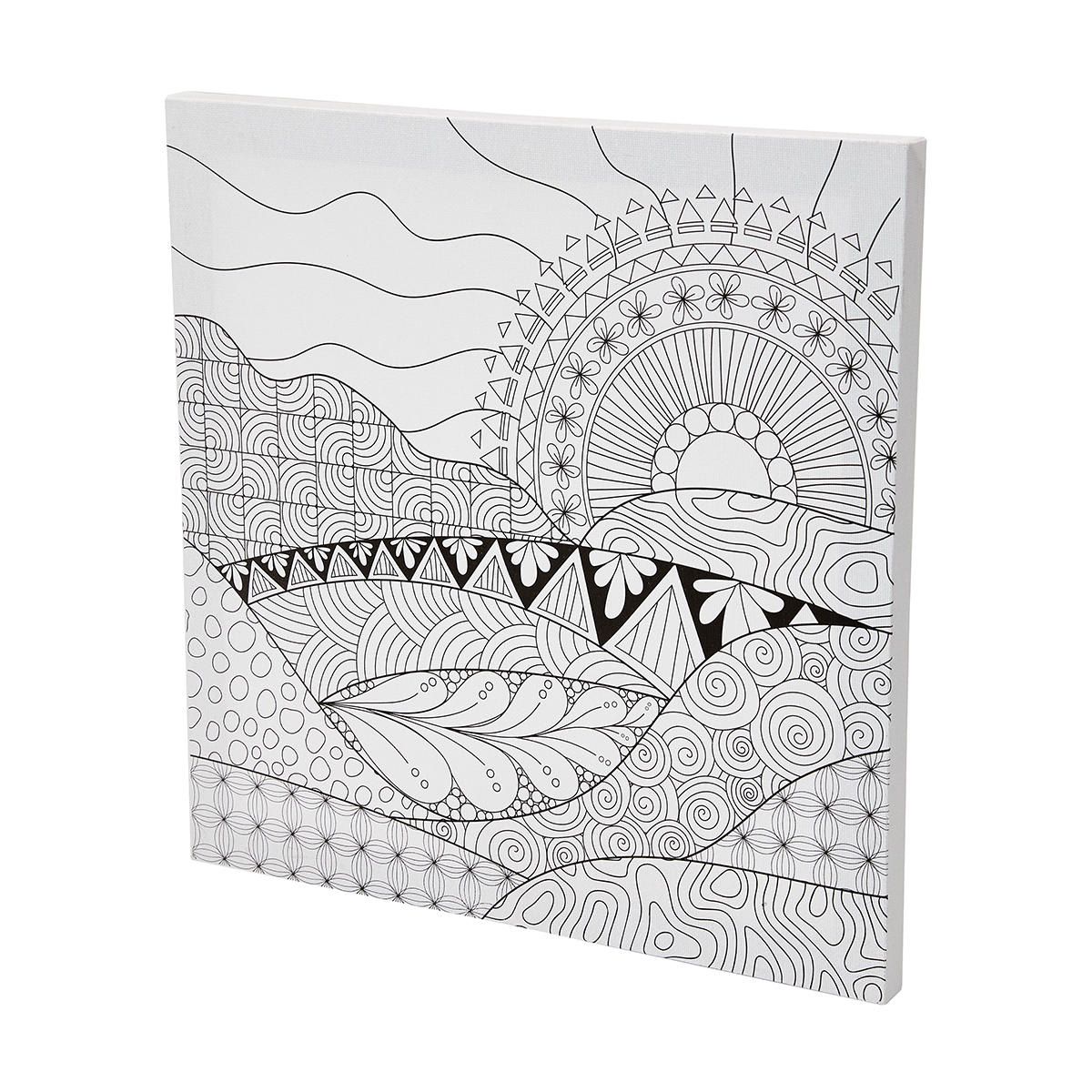 Colouring Canvas - Landscape