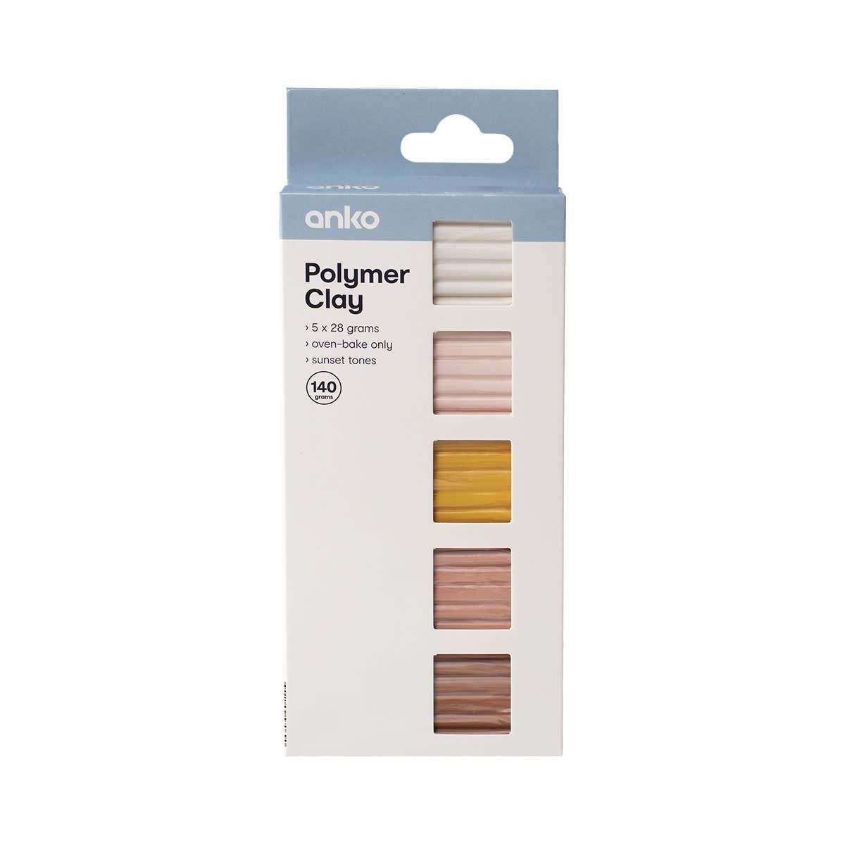 5 Pack Polymer Clay - Sunset
