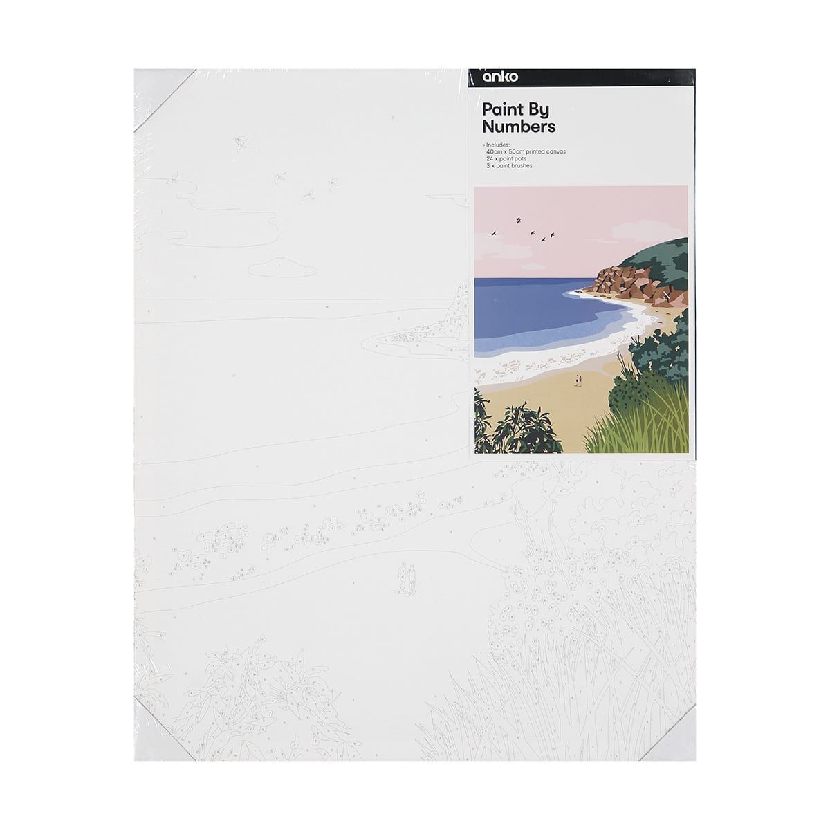 Paint by Numbers - Beach