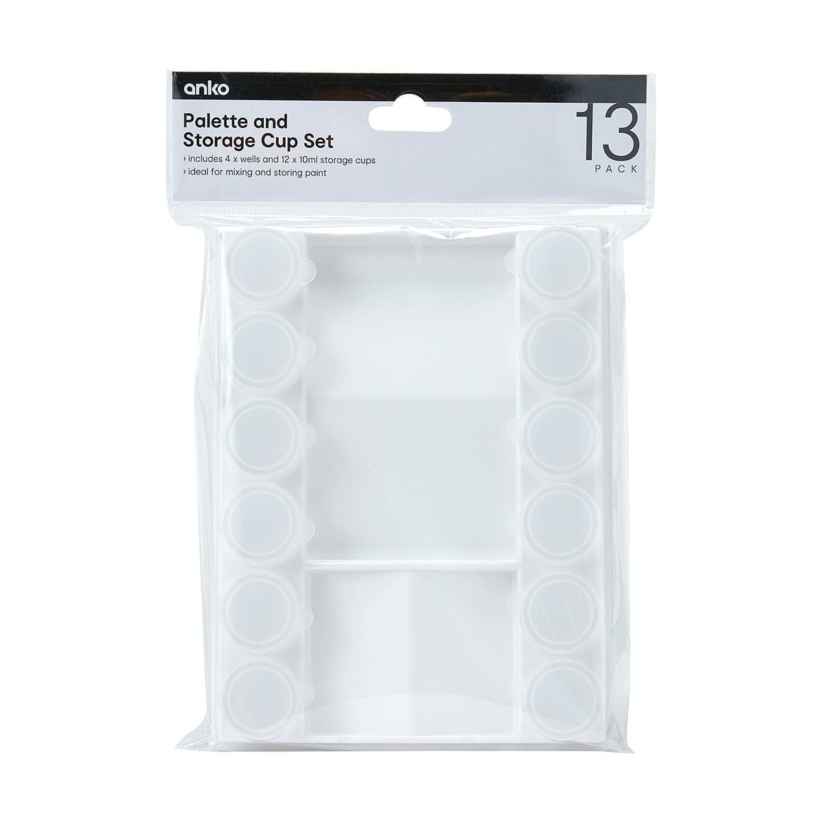 13 Pack Palette and Storage Cup Set