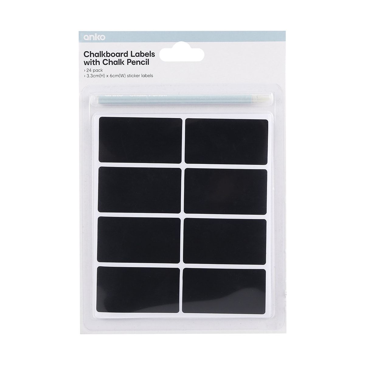 Chalkboard Labels with Chalk Pencil