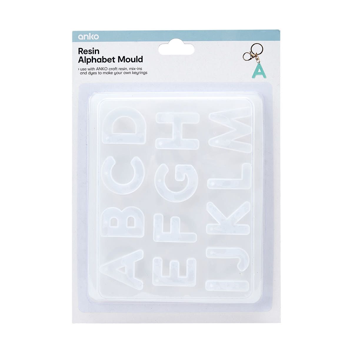 Resin Alphabet Mould