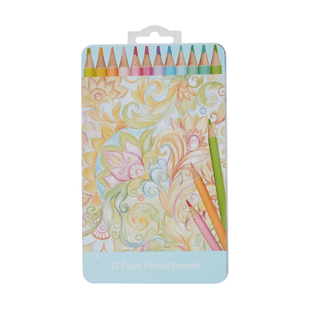 12 Pack Pastel Pencils