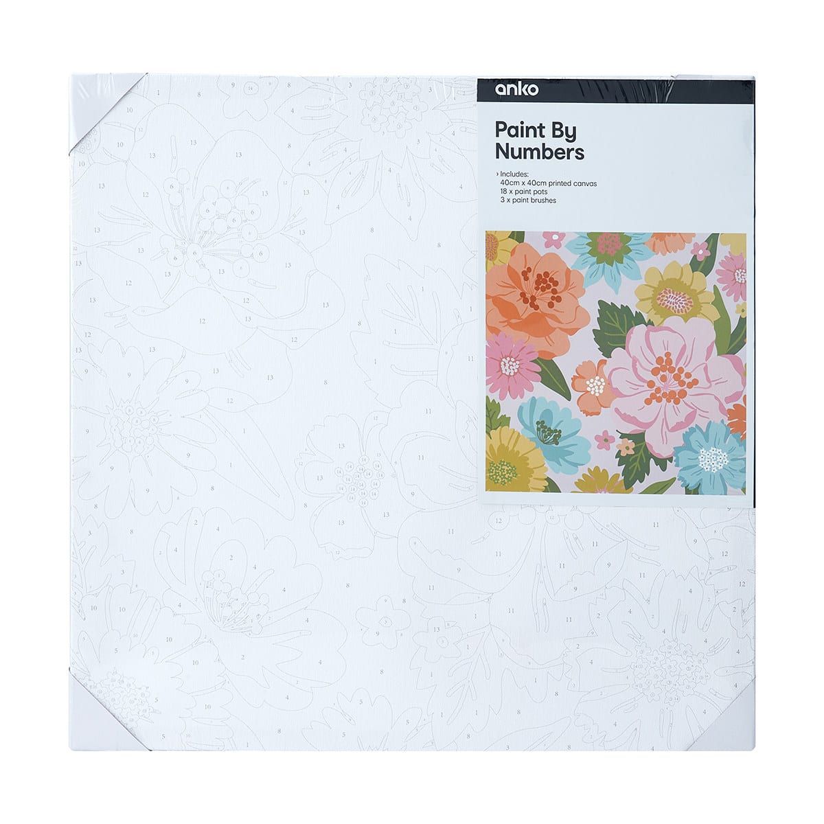 Paint By Numbers - Retro Flowers