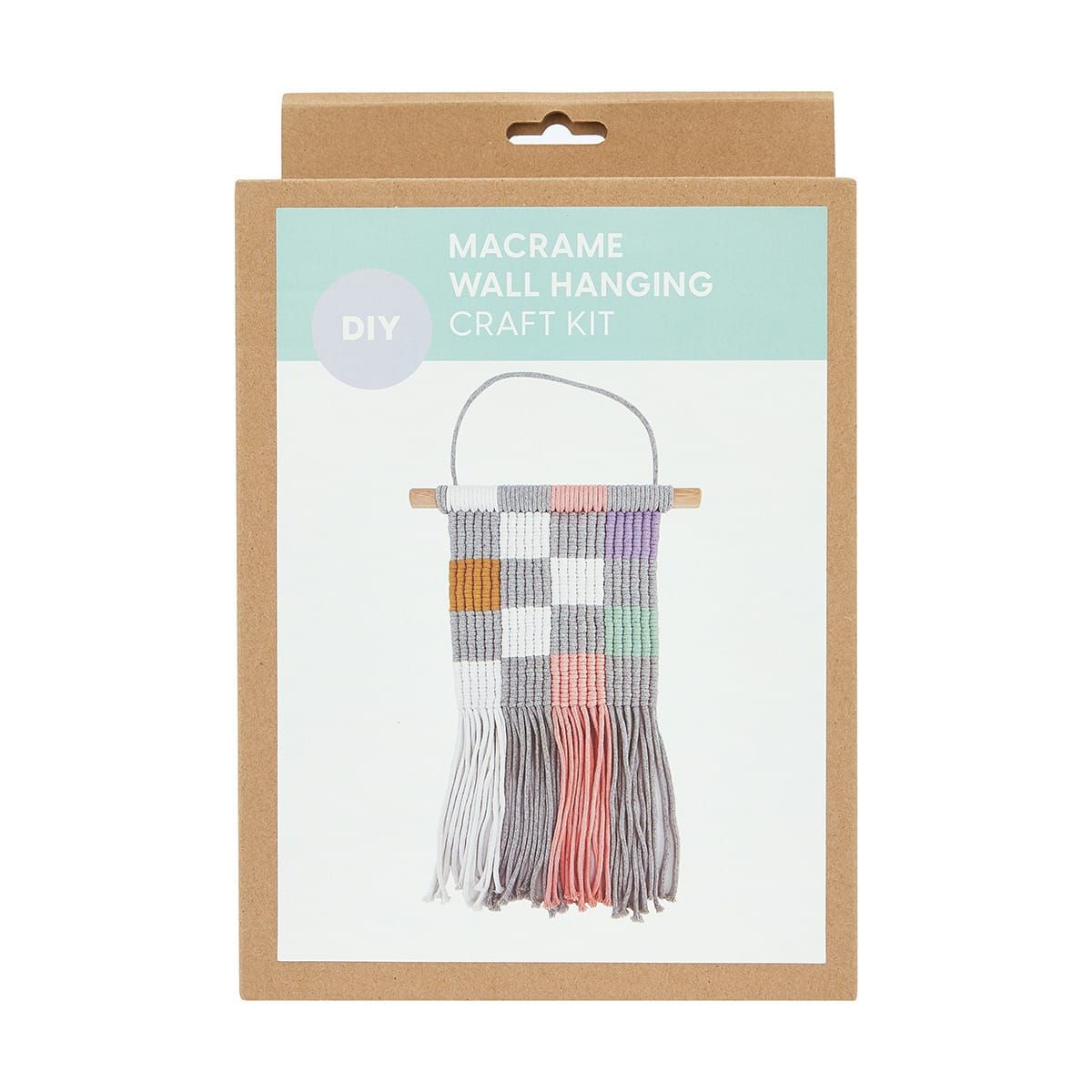 DIY Macrame Wall Hanging Craft Kit - Check