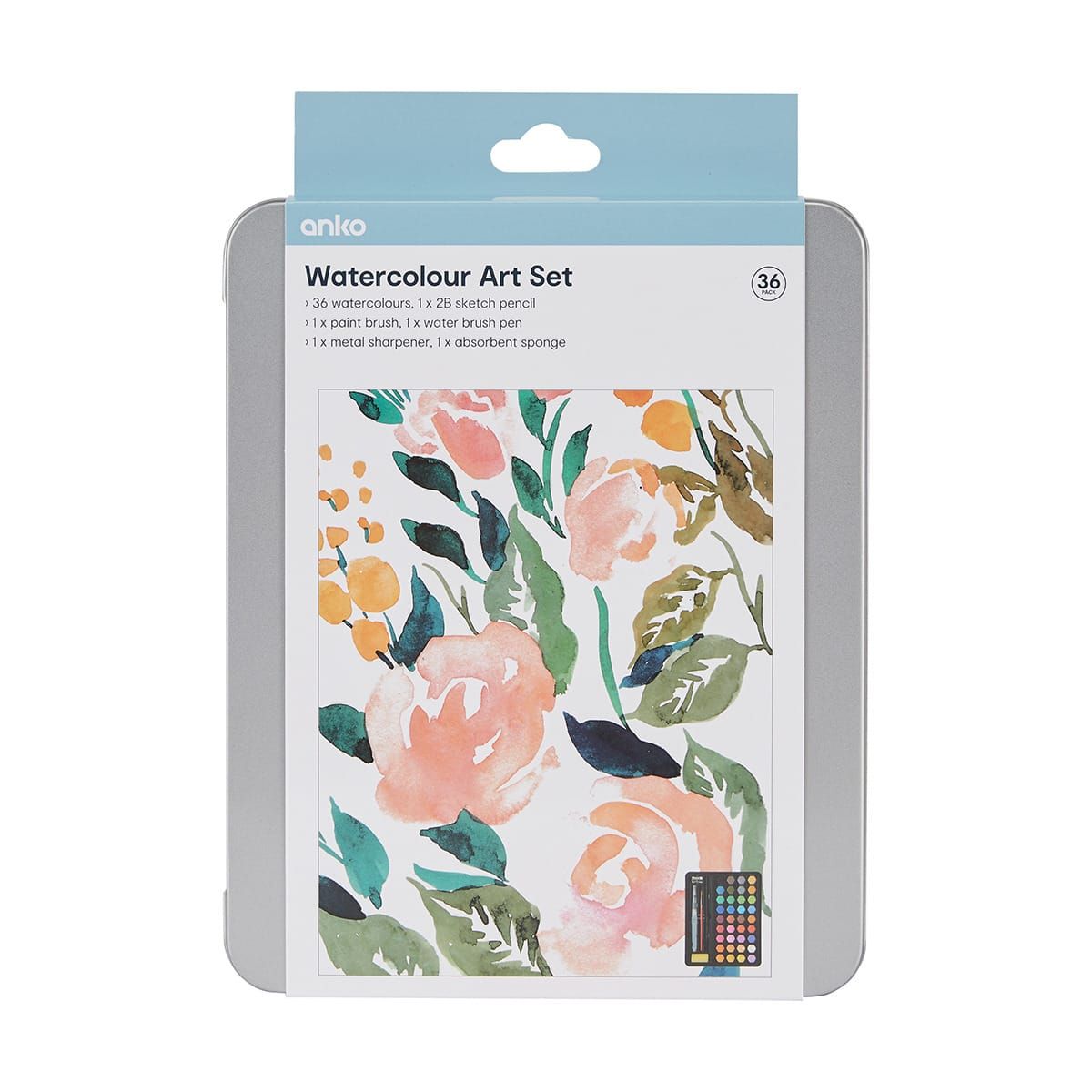 36 Pack Watercolour Art Set