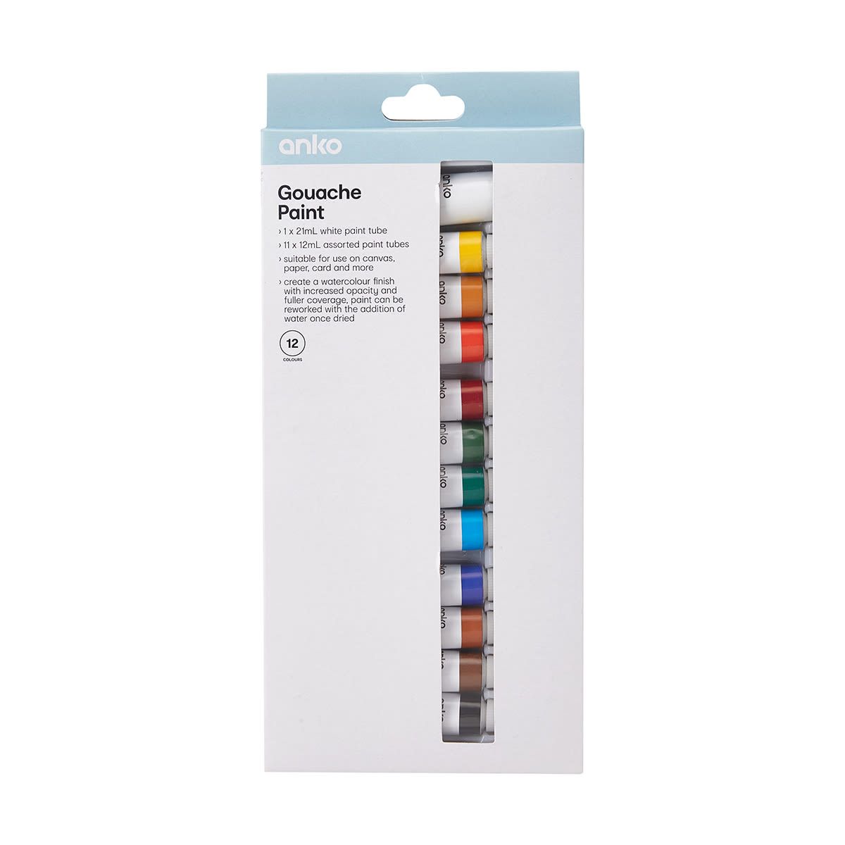 12 Pack Gouache Paint