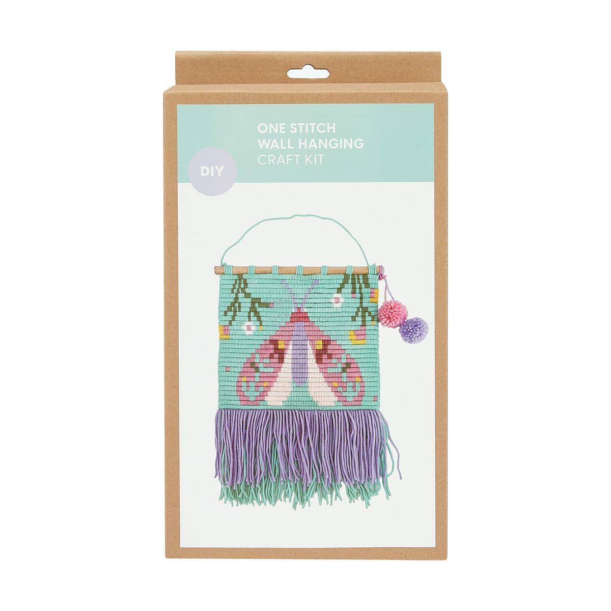 DIY One Stitch Wall Hanging Craft Kit - Moth