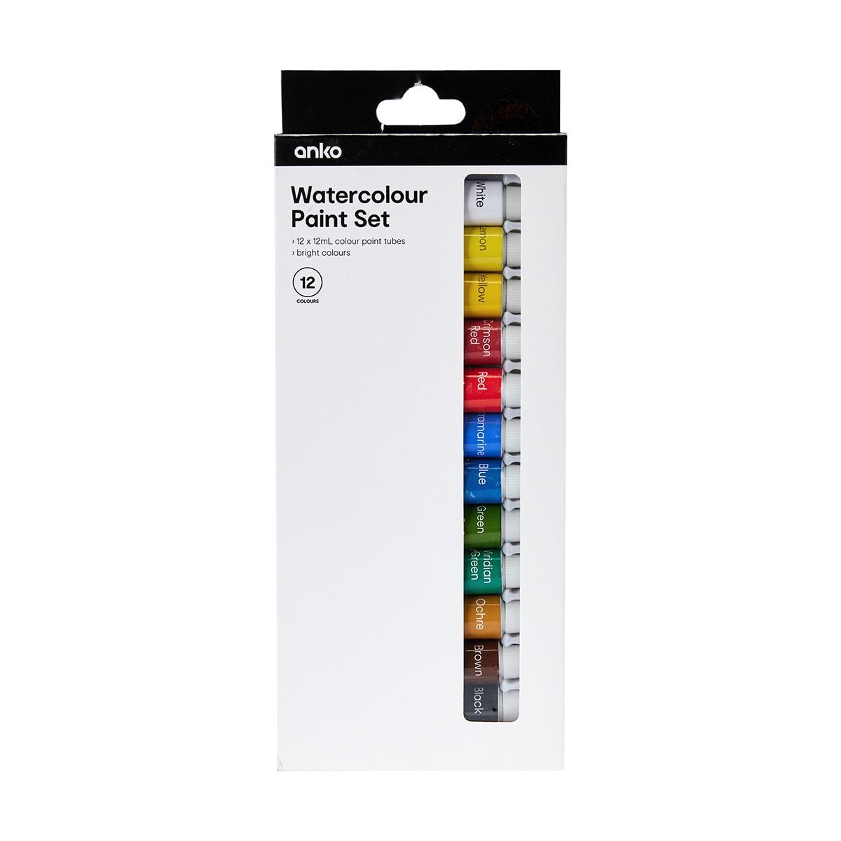 12 Pack Watercolour Paint Set