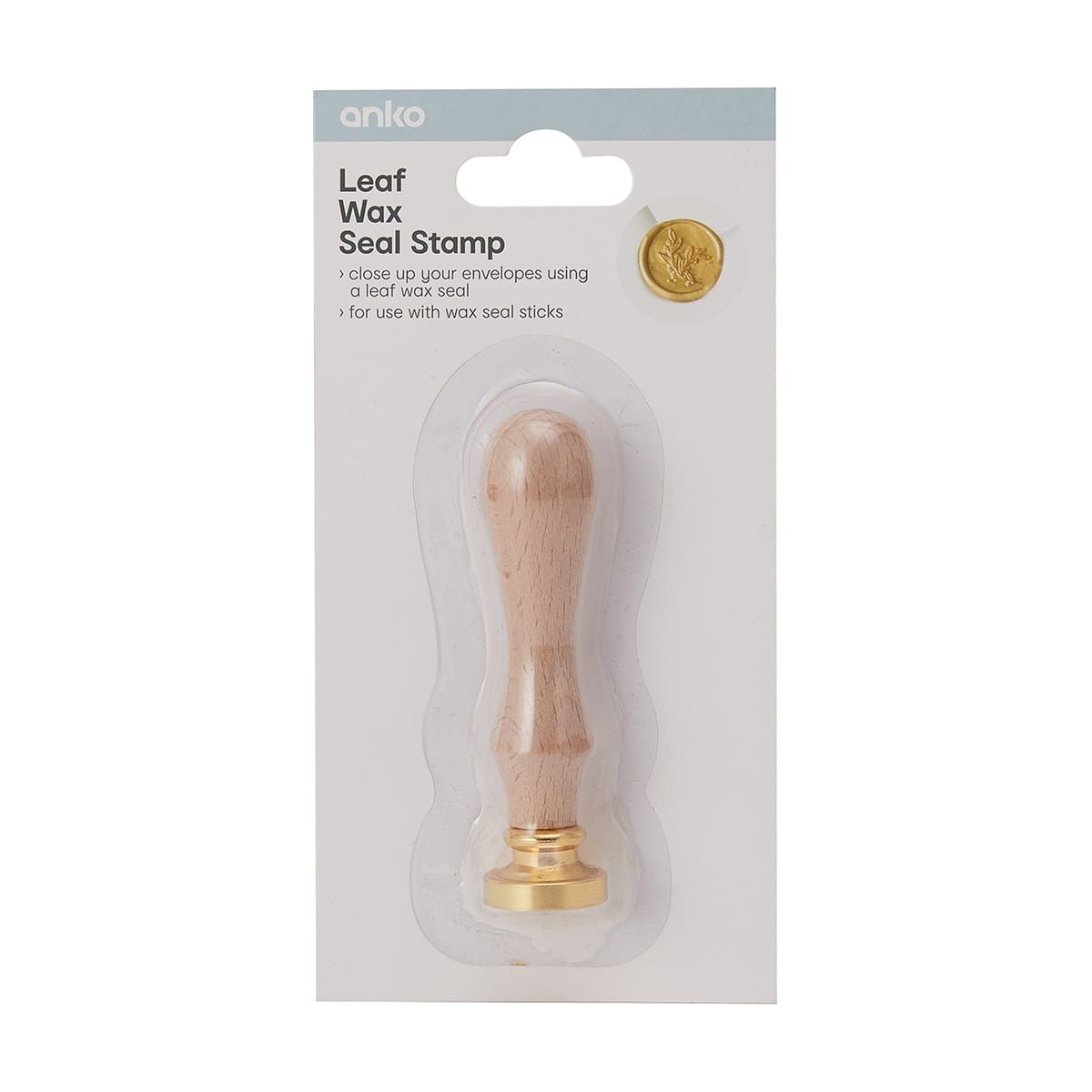 Leaf Wax Seal Stamp