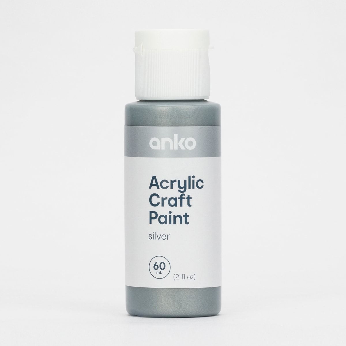60ml Acrylic Craft Paint - Silver