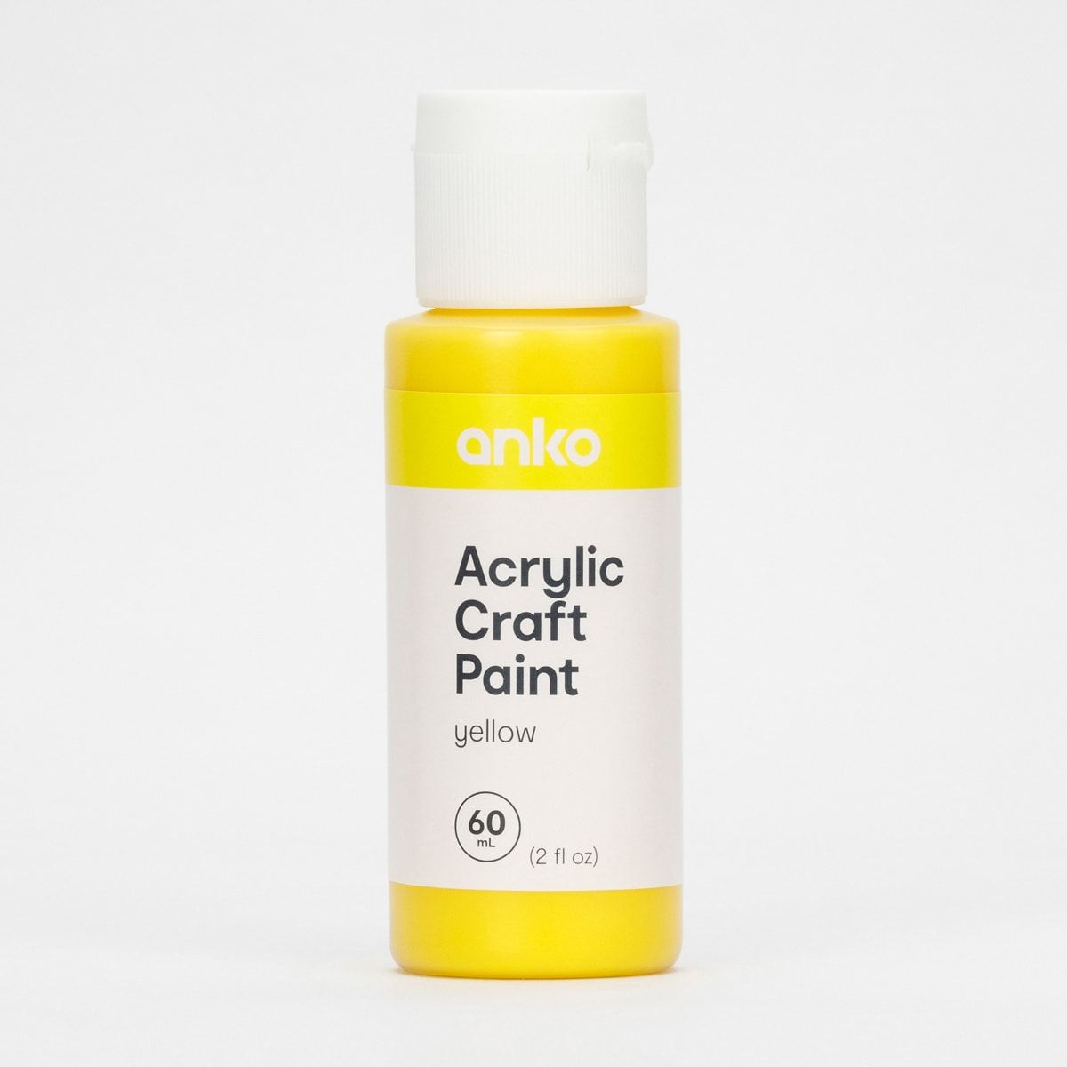60ml Acrylic Craft Paint - Yellow