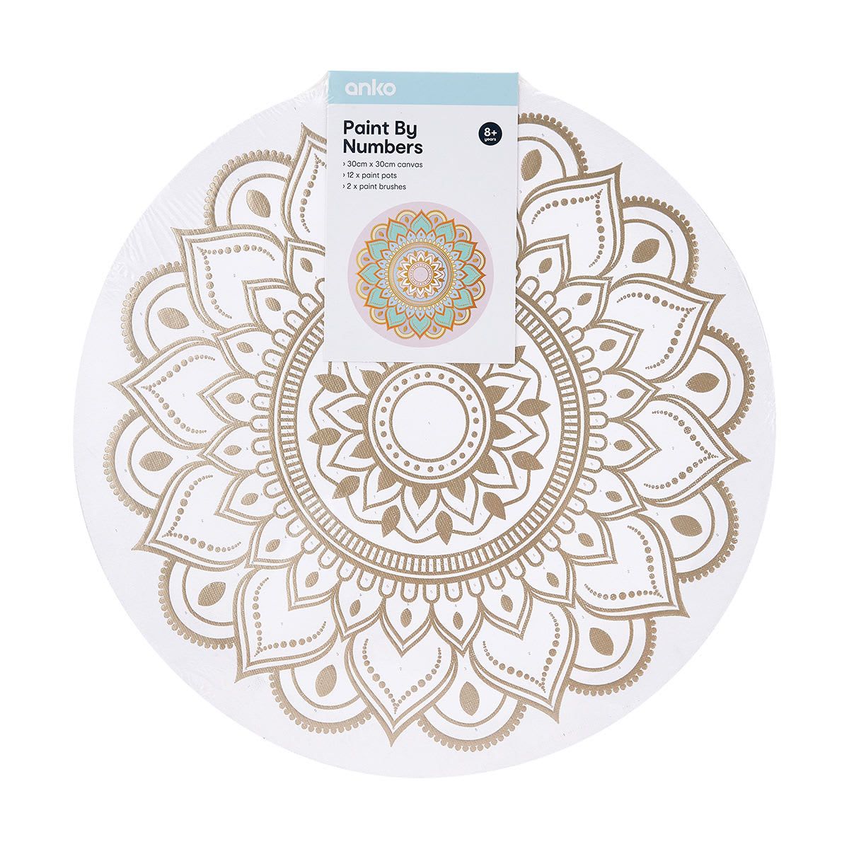 Paint By Numbers - Circle Foil Canvas