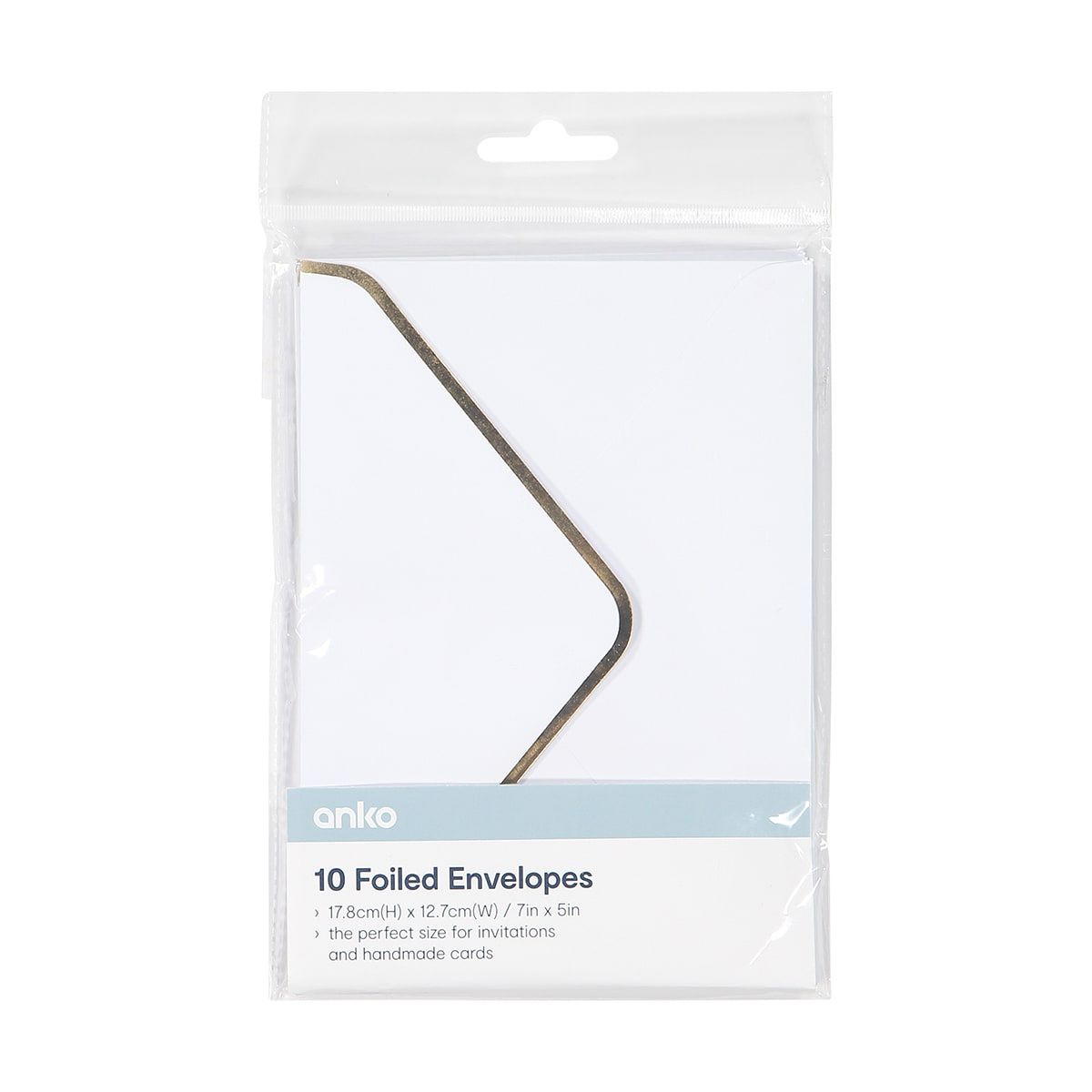 10 Pack Foiled Envelopes