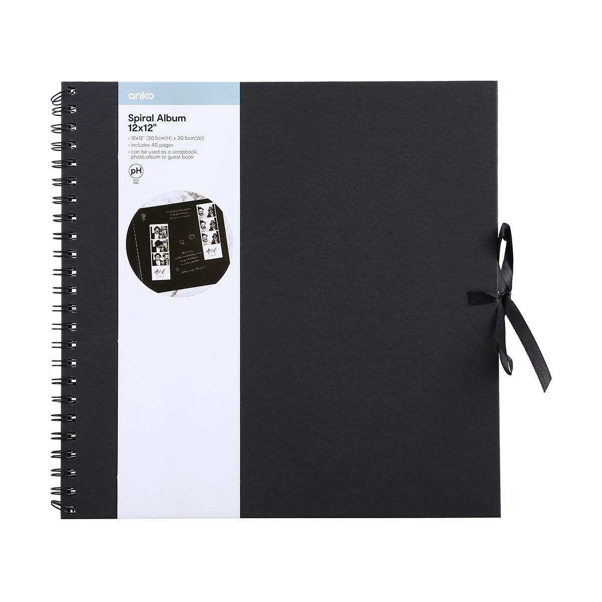 Spiral Album - Black