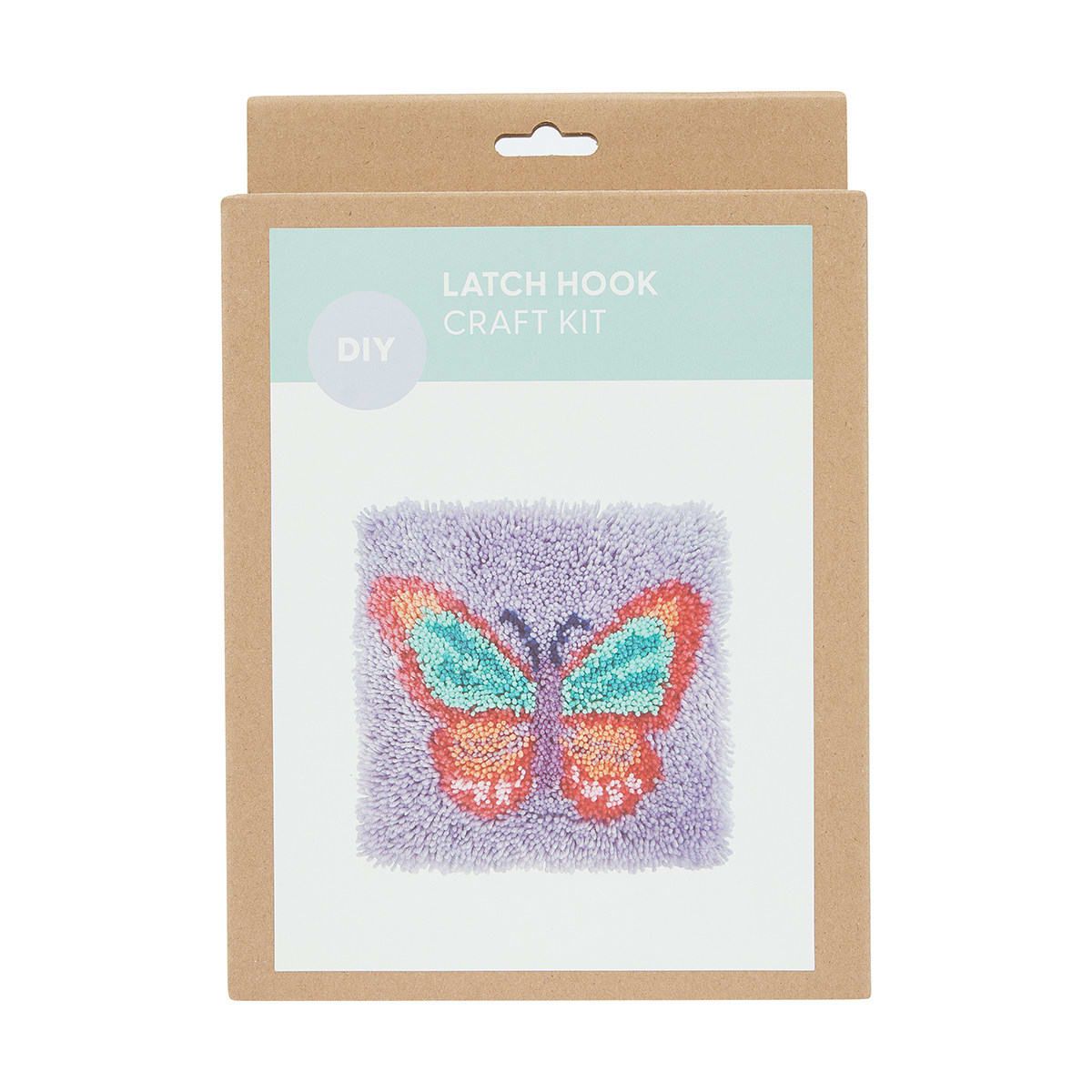 DIY Latch Hook Craft Kit - Butterfly