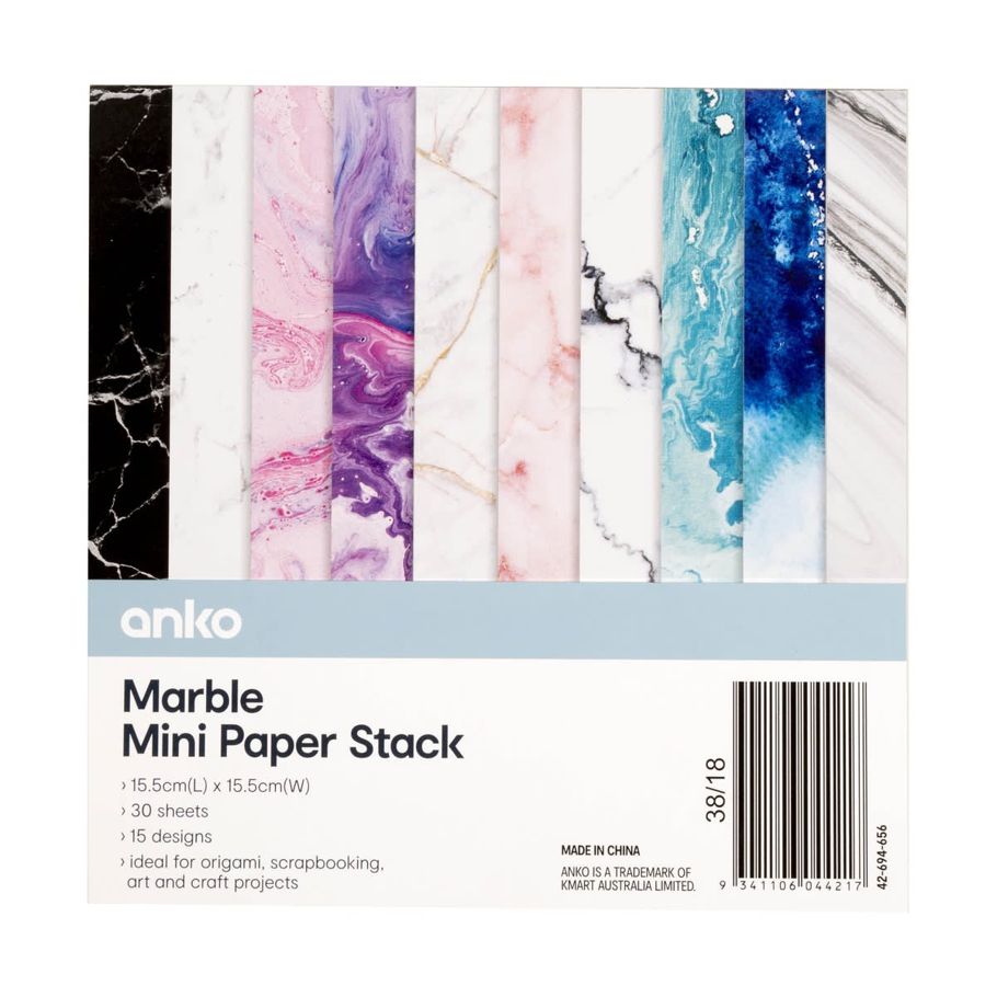 Marble Mini Paper Stack
