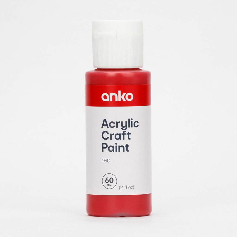 60ml Acrylic Craft Paint - Red