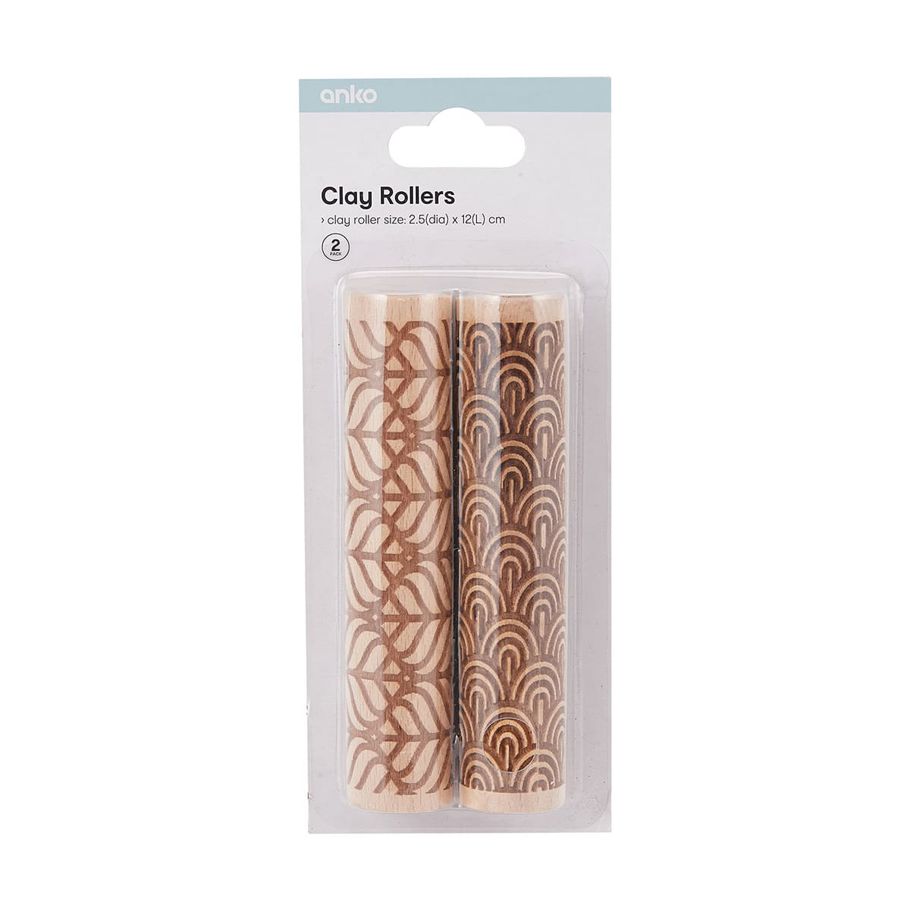 2 Pack Clay Rollers