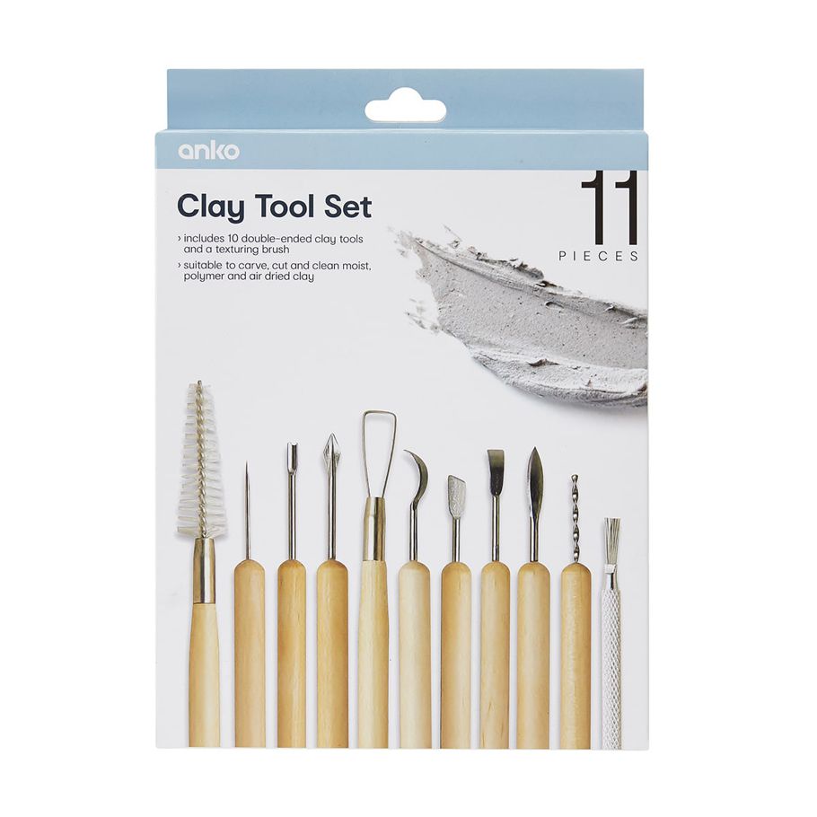 11 Piece Clay Tool Set