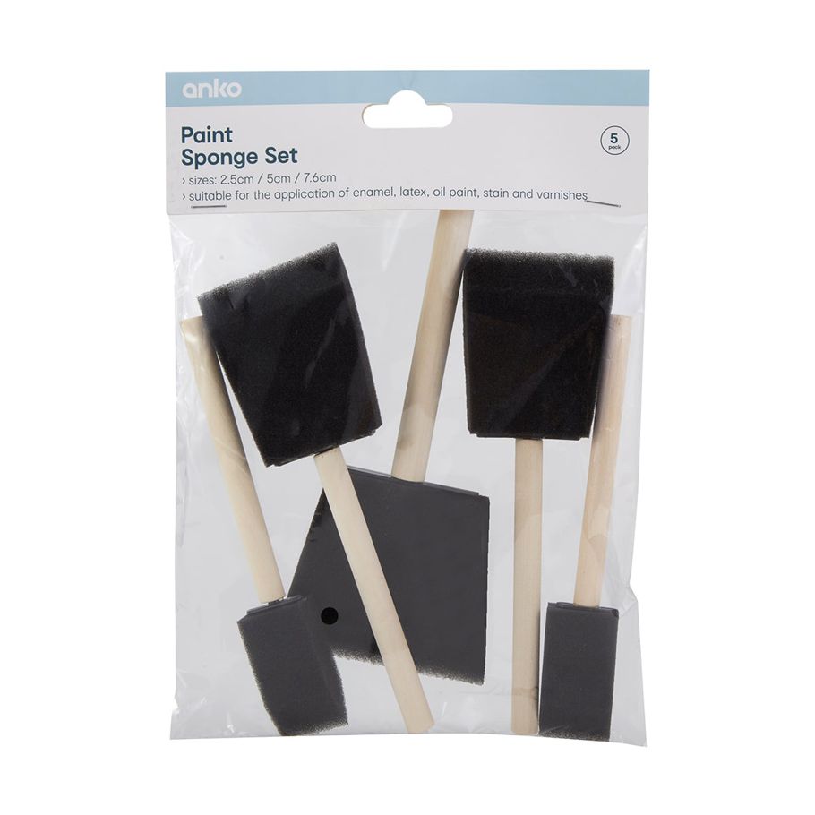5 Pack Paint Sponge Set