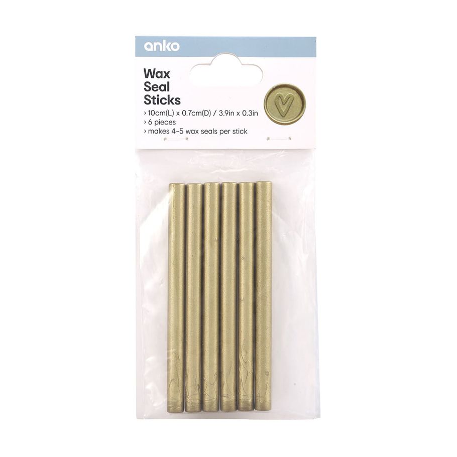 6 Pack Wax Seal Sticks