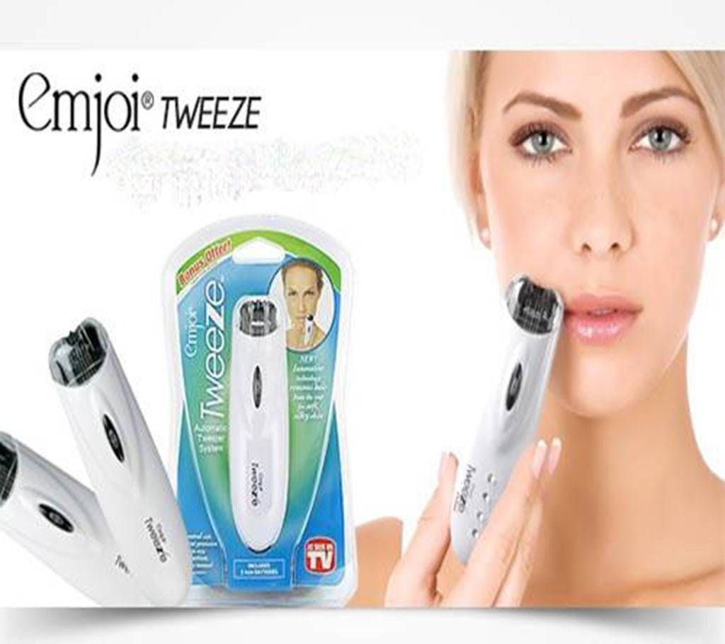 Emoji tweeze facial hair remover