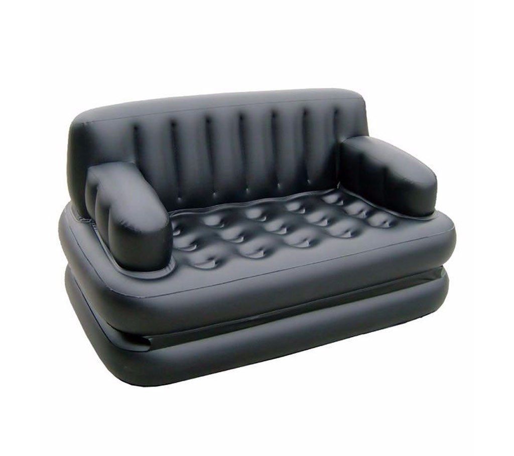 5-In-1 Inflatable Double Air Bed Cum Sofa