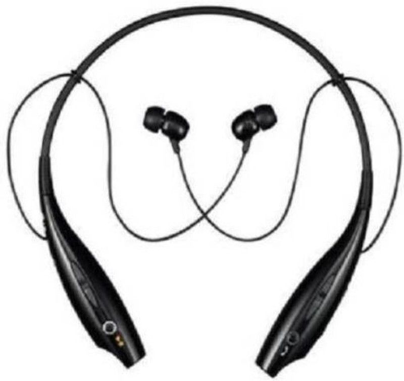 GUGGU EFK_552H_ HSB-730 Bluetooth Headset for all Smart phones Bluetooth without Mic Headset  (Black, In the Ear)
