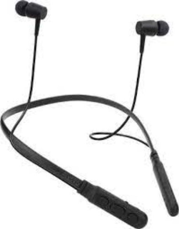 SYARA UHJ_411C_B11 Neck Band Bluetooth Headset Bluetooth Headset  (Black, True Wireless)