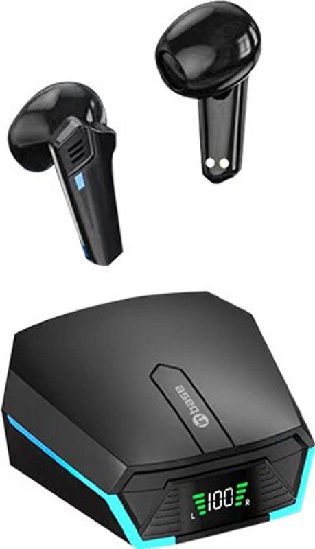 Inbase Freebuds Active 2 TWS Earbuds with Upto 60 Hours charging Case & 13mm Driver Bluetooth Headset  (Black, True Wireless)