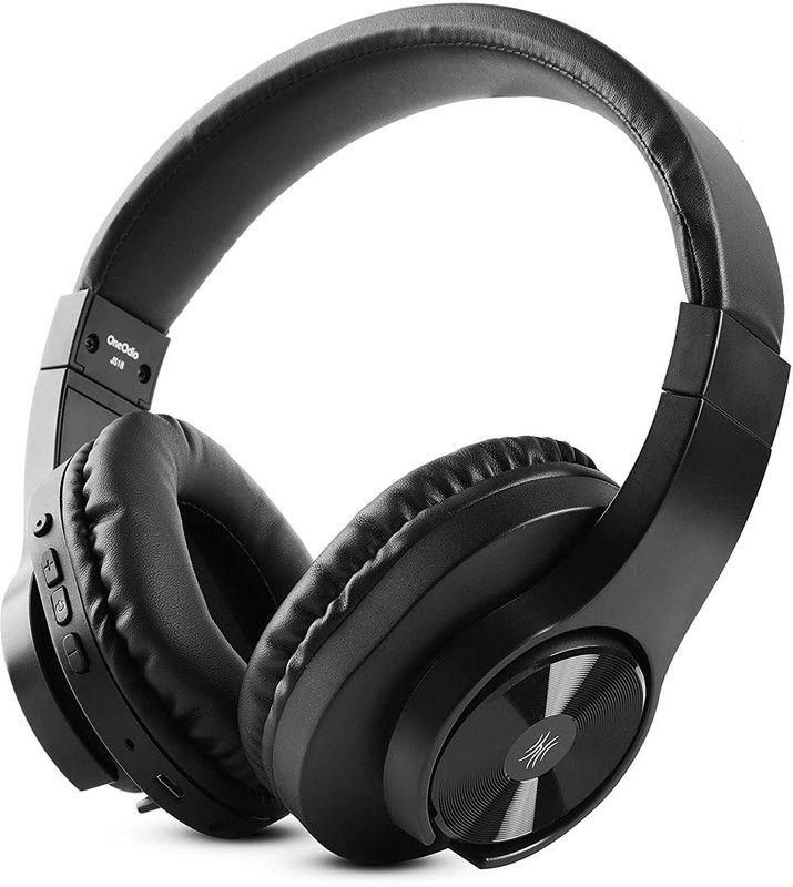Oneodio JS18 Bluetooth Headset  (Black, On the Ear)