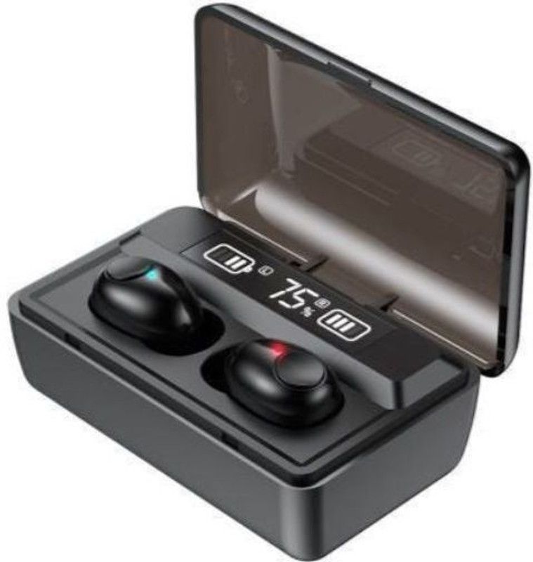 SYARA QAT_579P TWS T8 earpods Bluetooth Headset Bluetooth Headset  (Black, In the Ear)