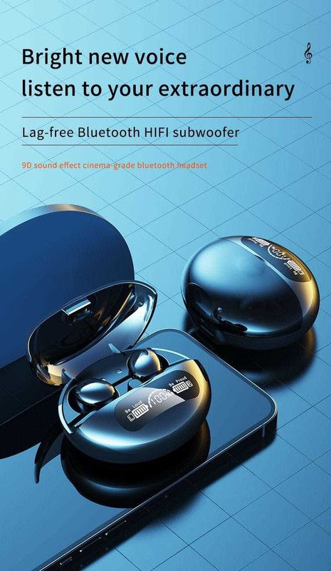 ISYSGO New Stylish Product Tws Wireless Stereo Earbuds Earphone Gaming In-ear Sports Bluetooth Headset  (Black, True Wireless)