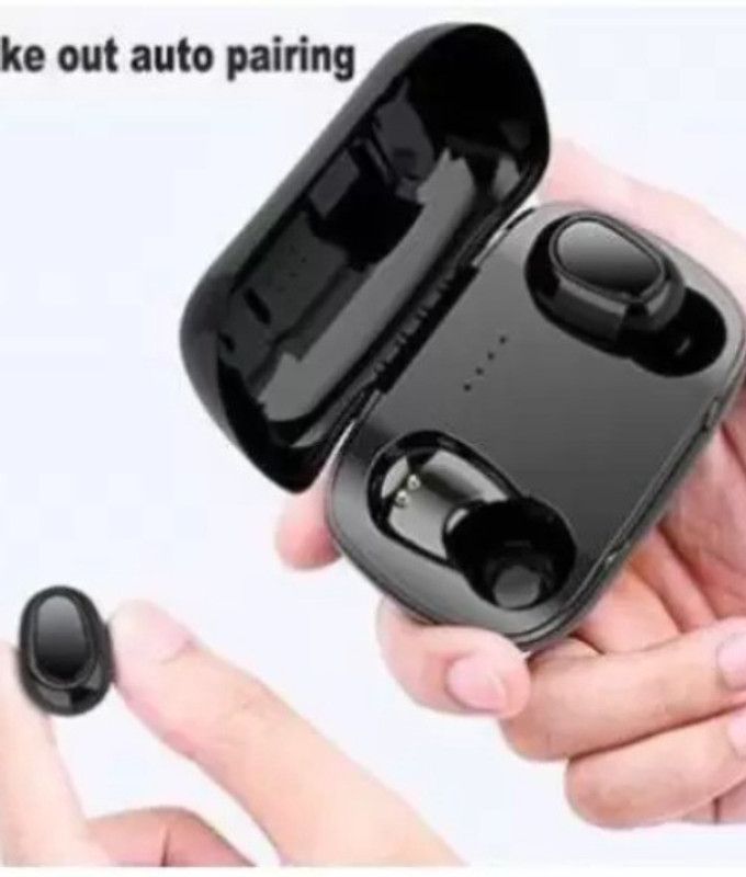 Clairbell TBG_465U_TWS L21 Wireless Earbuds Bluetooth Headset Bluetooth Headset  (Black, True Wireless)
