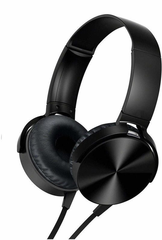 MDR-XB450AP Wired Extra Bass On-Ear Headphones Wired Headset Wired Headset Wired Headset  (BLACK, In the Ear)
