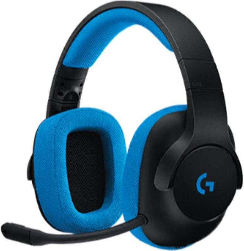 Logitech G233 Wired Gaming Headset  (Black, On the Ear)