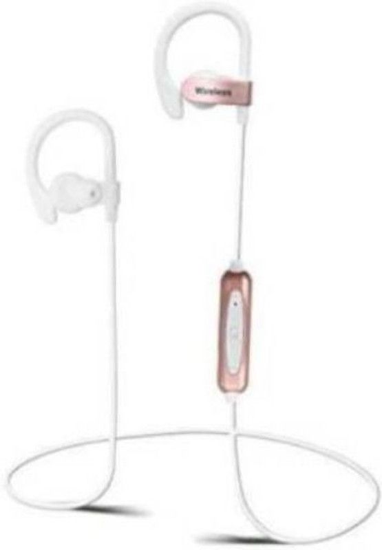 GUGGU JPU_408B_ WS-999 Bluetooth Headset for all Smart phones Bluetooth without Mic Headset  (Gold, In the Ear)