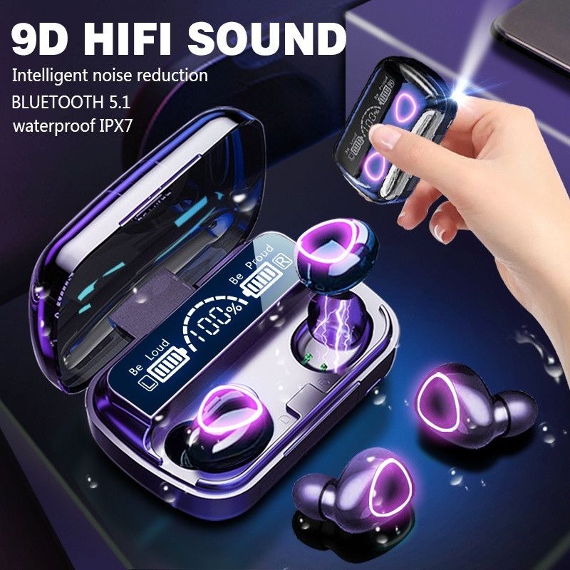 ENTROK New Edition M10 TWS Gaming Earphones with CVC Noise Cancellation & Touch Control Bluetooth Headset  (Black, True Wireless)