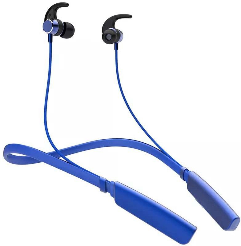 wireless bluetooth neckband headphones- 235-PRO NECBAND Bluetooth Gaming Headset  (Blue, In the Ear)