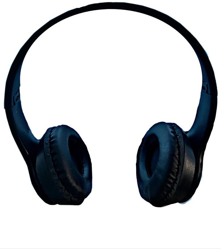 manglam enterprises Foldable wireless headphone Bluetooth Headset  (Black, On the Ear)