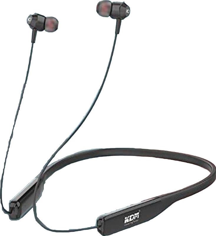 KDM A 2 Hiphop Sport Wireless Headphone Bluetooth Headset  (Black, In the Ear)