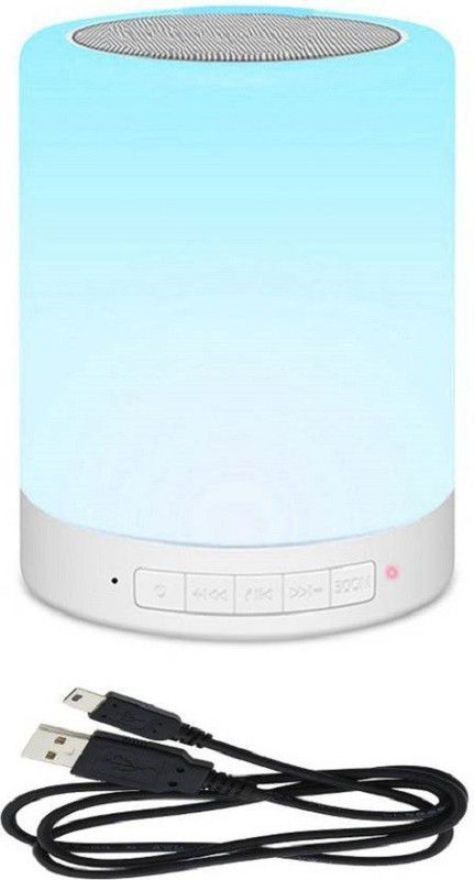 Buy Genuine LED Touch Lamp Bluetooth Speaker, Wireless HiFi Speaker Light 5 W Bluetooth Speaker  (White, 2.1 Channel)