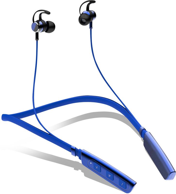 CIHYARD CH-271 Pull-Fire - 48 Hours Playtime Bluetooth Neckband (BLU11) Bluetooth Headset  (Blue, In the Ear)