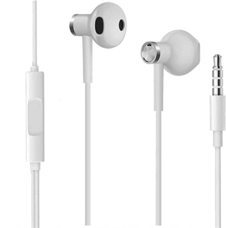 ZOYASLIX Best Compatible Xia_o Earphone for Note-5/4/6/8/7/8A/9 Wired Headset  (White, In the Ear)