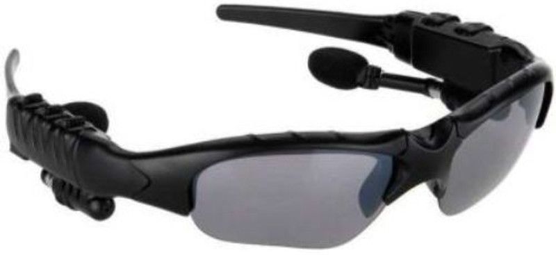 SYARA XJG_558J Sunglasses Bluetooth Headset for all Smart phones Bluetooth Headset  (Black, In the Ear)